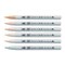 Kuretake Zig Clean Color Real Brush Pens - Set of 6, Portrait Colors I